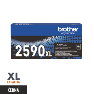 Originální toner černý TN-2590XL - vysoká kapacita - pro Brother