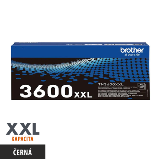 Originální toner černý TN-3600XXL - extra vysoká kapacita - pro Brother
