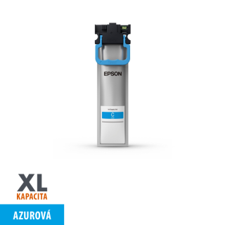 Originální ink. náplň T11D2 azurová - pro Epson - XL kapacita - 5.000 str.