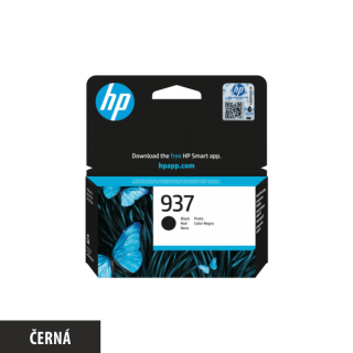 Originální ink. kazeta č.937 (4S6W5NE) černá - pro HP