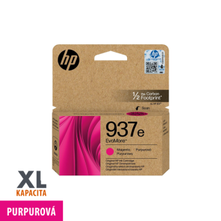 Originální ink. kazeta č.937e (4S6W7NE) purpurová  - EvoMore - pro HP