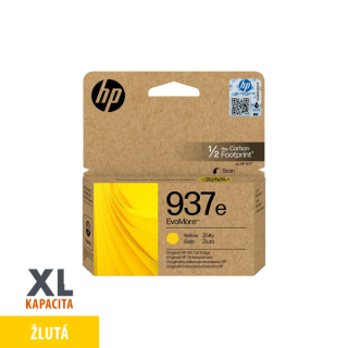 Originální ink. kazeta č.937e (4S6W8NE) žlutá  - EvoMore - pro HP