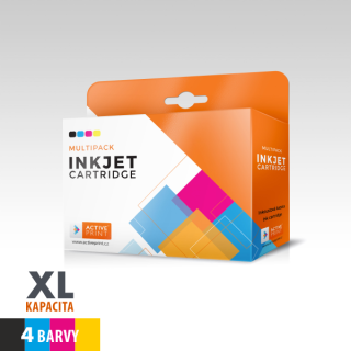 Sada 4ks inkoustových kazet č.937e  - černá, azurová, purpurová, žlutá - kompatibilní - vysoká kapacita - pro HP