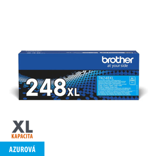 Originální toner TN-248CXL azurový - pro BROTHER - vysoká kapacita