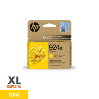 Originální ink. kazeta č.924e (4K0U9NE) žlutá - vysoká kapacita - pro HP