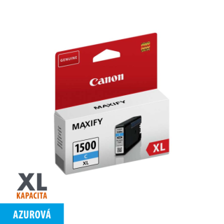 Originální ink. kazeta PGI-1500CXL azurová - vysoká kapacita - pro Canon