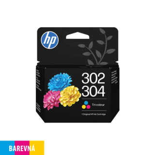 Originální inkoustová kazeta HP č.302 / 304 (B7RT6AE) barevná