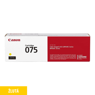 Originální toner CRG-075Y (6362C002) žlutý pro CANON